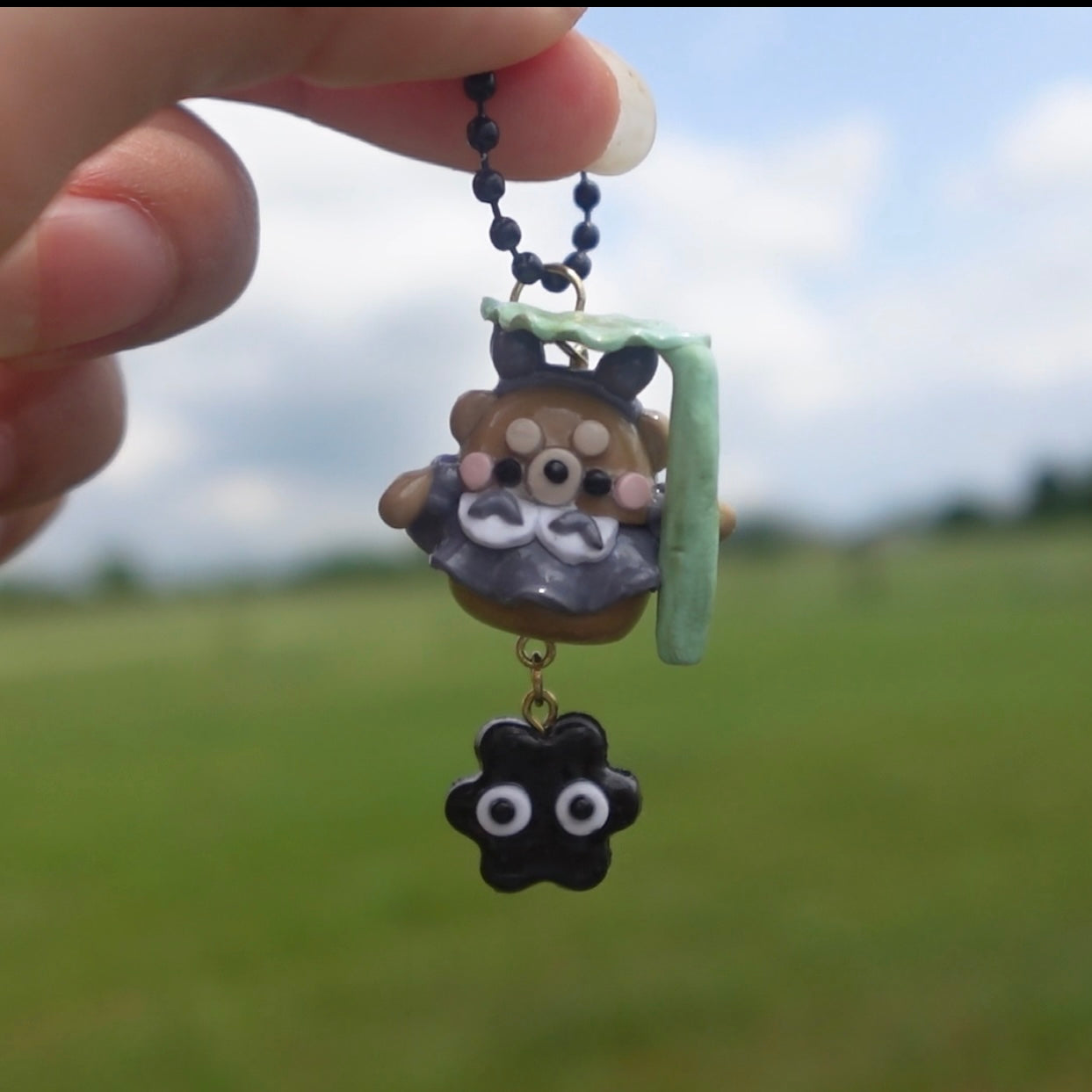 MADE TO ORDER: Totoro Inspired Beary Keychain